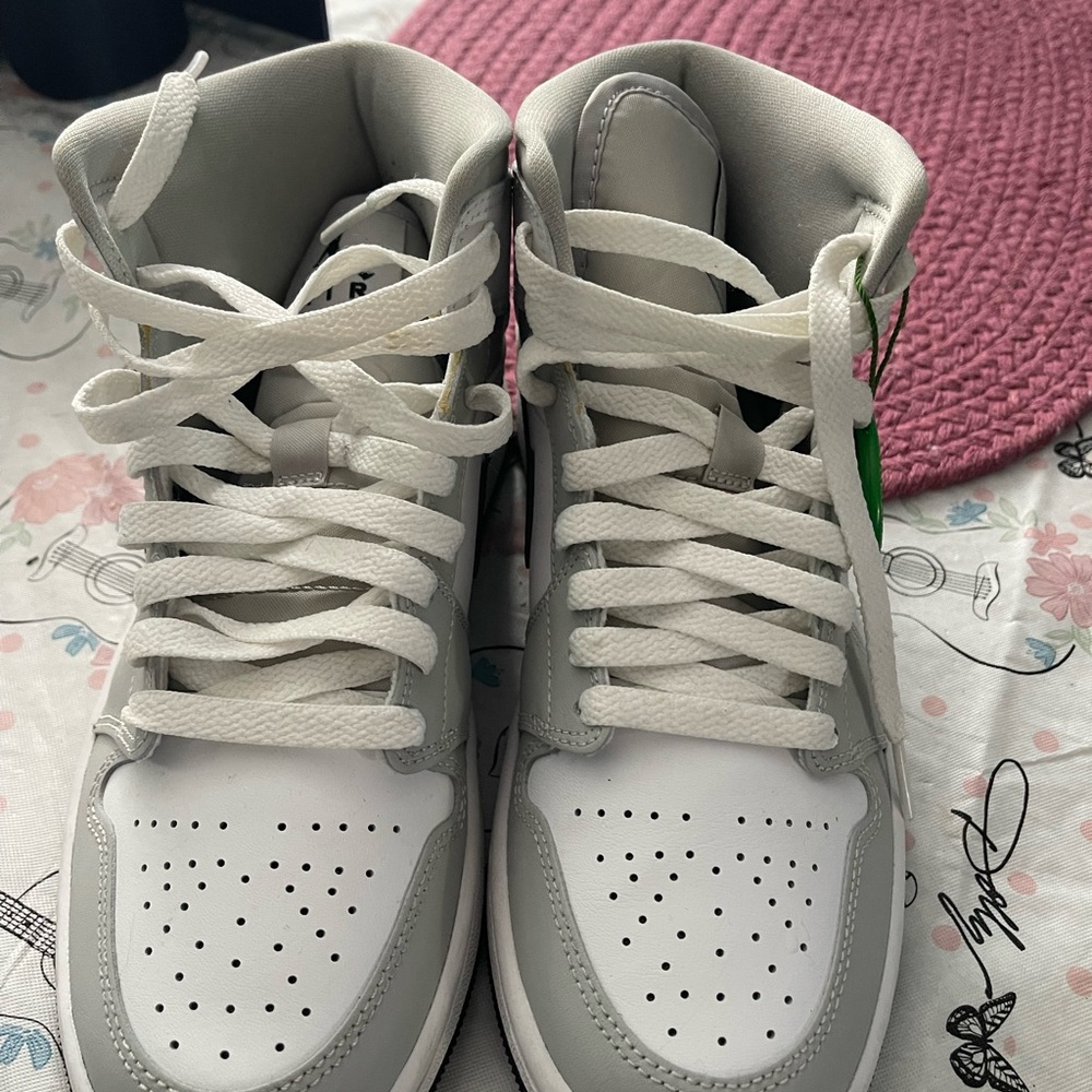 Jordan Athletic Gray and White Sneakers - Picture 5 of 8